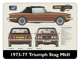 Triumph Stag MkII 1973-77 Mouse Mat